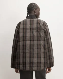 Everlane Jackets & Coats|Jackets*The Quilted Cotton Liner Abalone / Black / Earth Brown