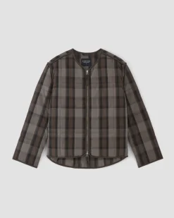 Everlane Jackets & Coats|Jackets*The Quilted Cotton Liner Abalone / Black / Earth Brown