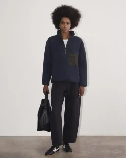 Everlane Loungewear*The ReNew Fleece Oversized Half-Zip