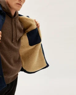 Everlane Jackets & Coats|Shirts*The ReNew Fleece-Lined Heavyweight Overshirt Deep Navy