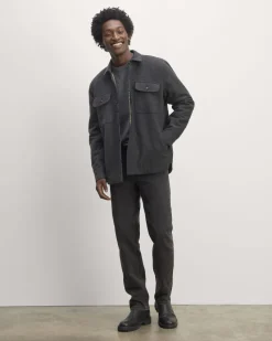 Everlane Jackets & Coats|Shirts*The ReNew Fleece-Lined Heavyweight Overshirt Deep Navy