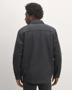 Everlane Jackets & Coats|Shirts*The ReNew Fleece-Lined Heavyweight Overshirt Deep Navy