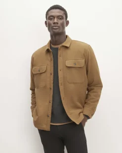 Everlane Jackets & Coats|Shirts*The ReNew Fleece-Lined Heavyweight Overshirt Deep Navy