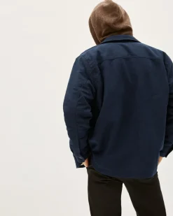 Everlane Jackets & Coats|Shirts*The ReNew Fleece-Lined Heavyweight Overshirt Deep Navy