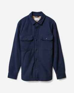 Everlane Jackets & Coats|Shirts*The ReNew Fleece-Lined Heavyweight Overshirt Deep Navy