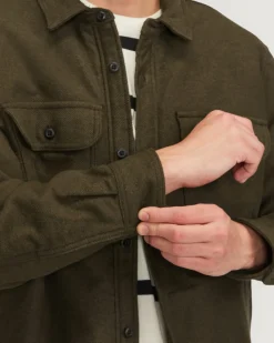 Everlane Jackets & Coats|Shirts*The ReNew Fleece-Lined Heavyweight Overshirt Deep Navy