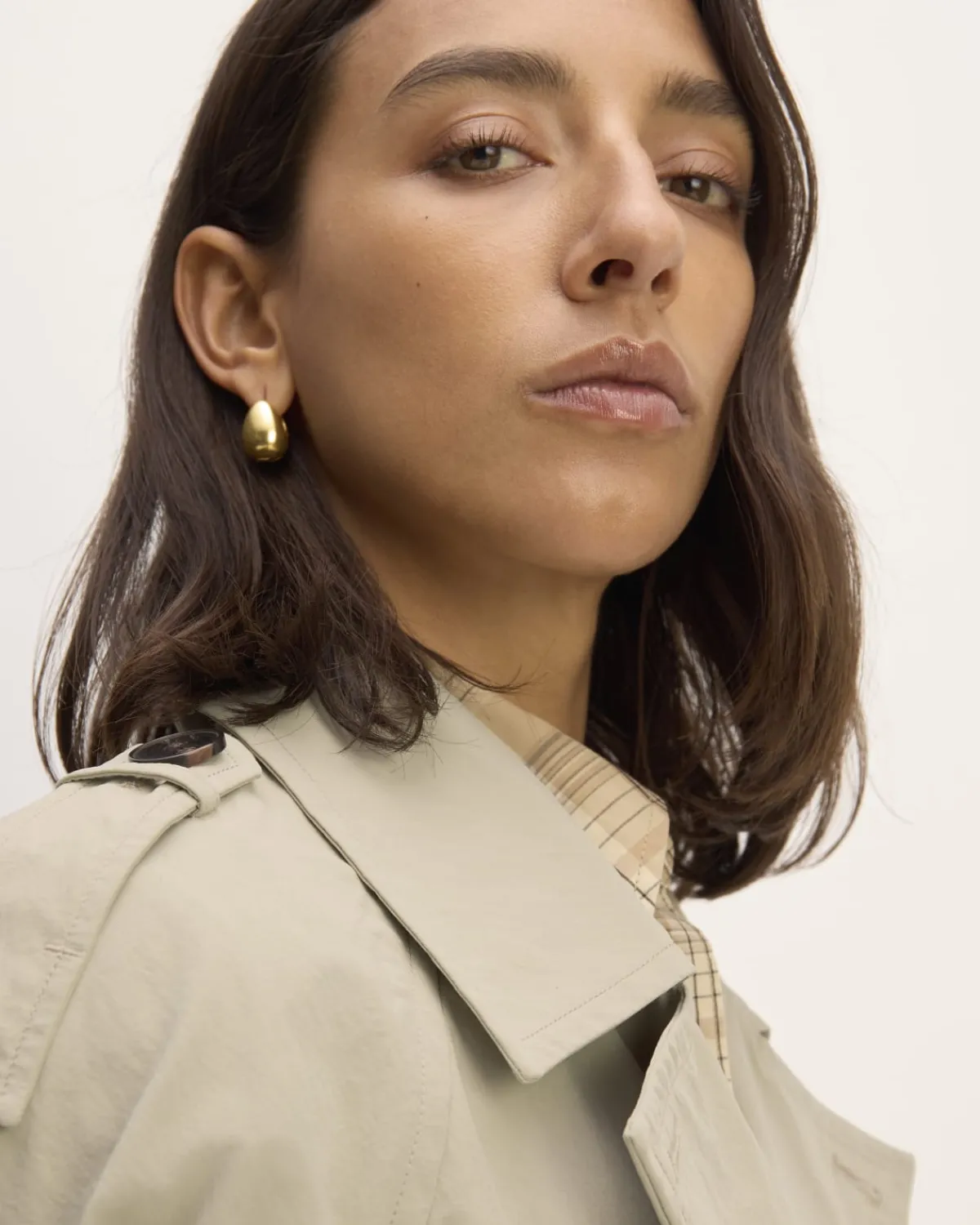 Everlane Jackets & Coats*The ReNew Long Trench Coat Trench Coat Khaki