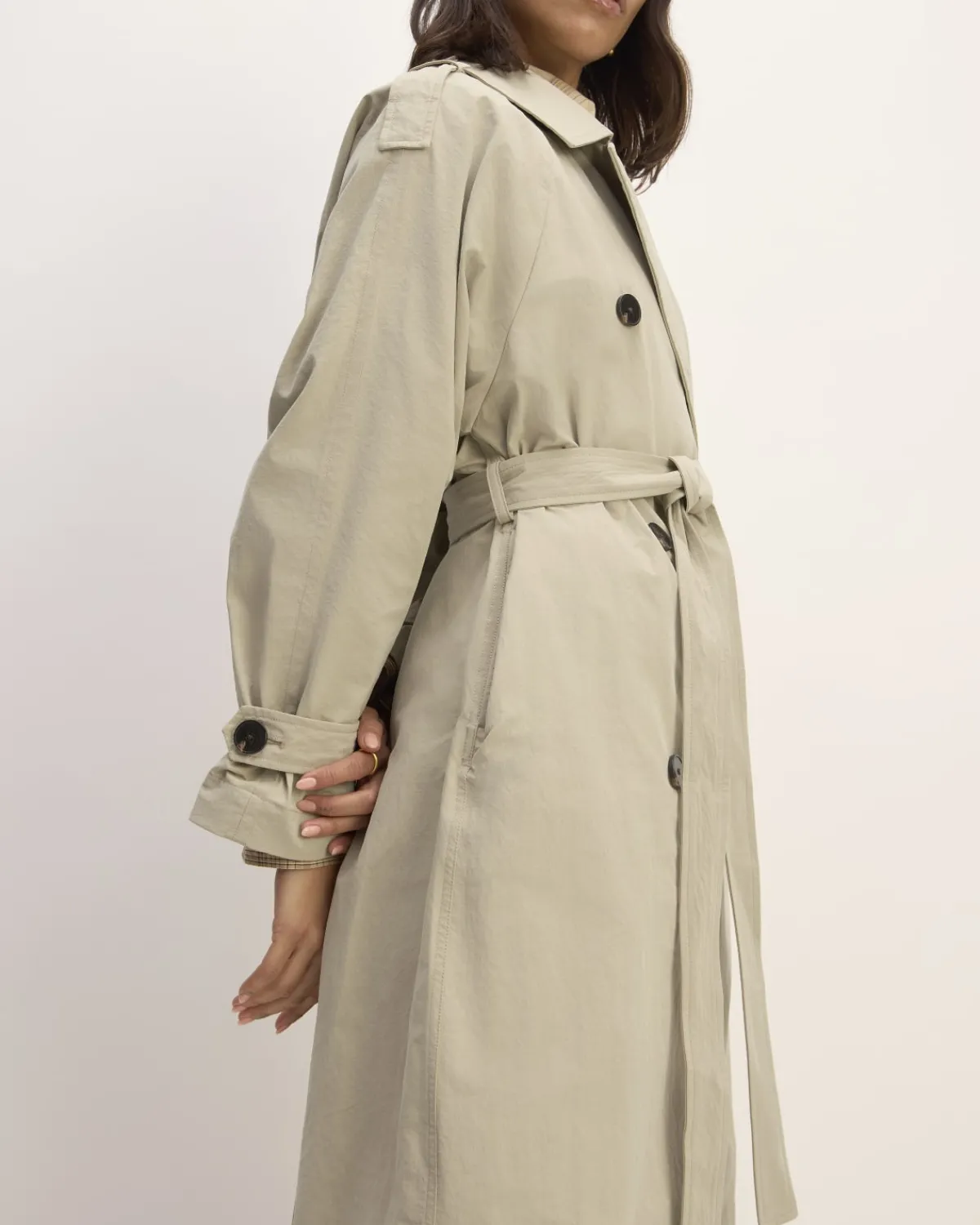 Everlane Jackets & Coats*The ReNew Long Trench Coat Trench Coat Khaki