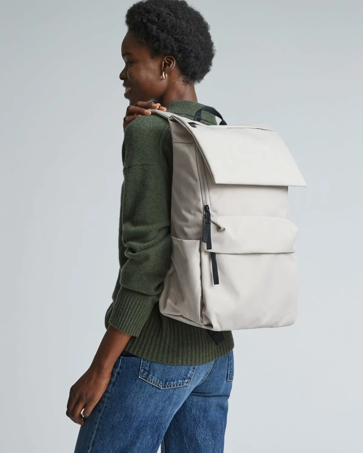 Everlane Accessories|Shoes*The ReNew Transit Backpack Natural Canvas / Dark Sapphire / Argan Oil
