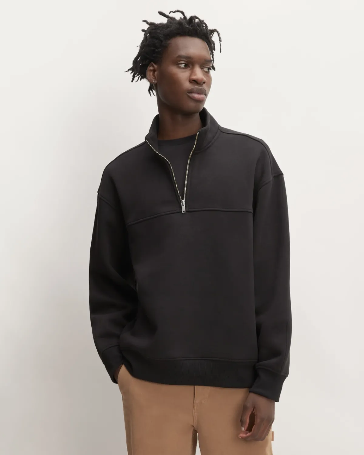 Everlane Shirts|Long Sleeve Shirts*The ReTrack Fleece Half-Zip