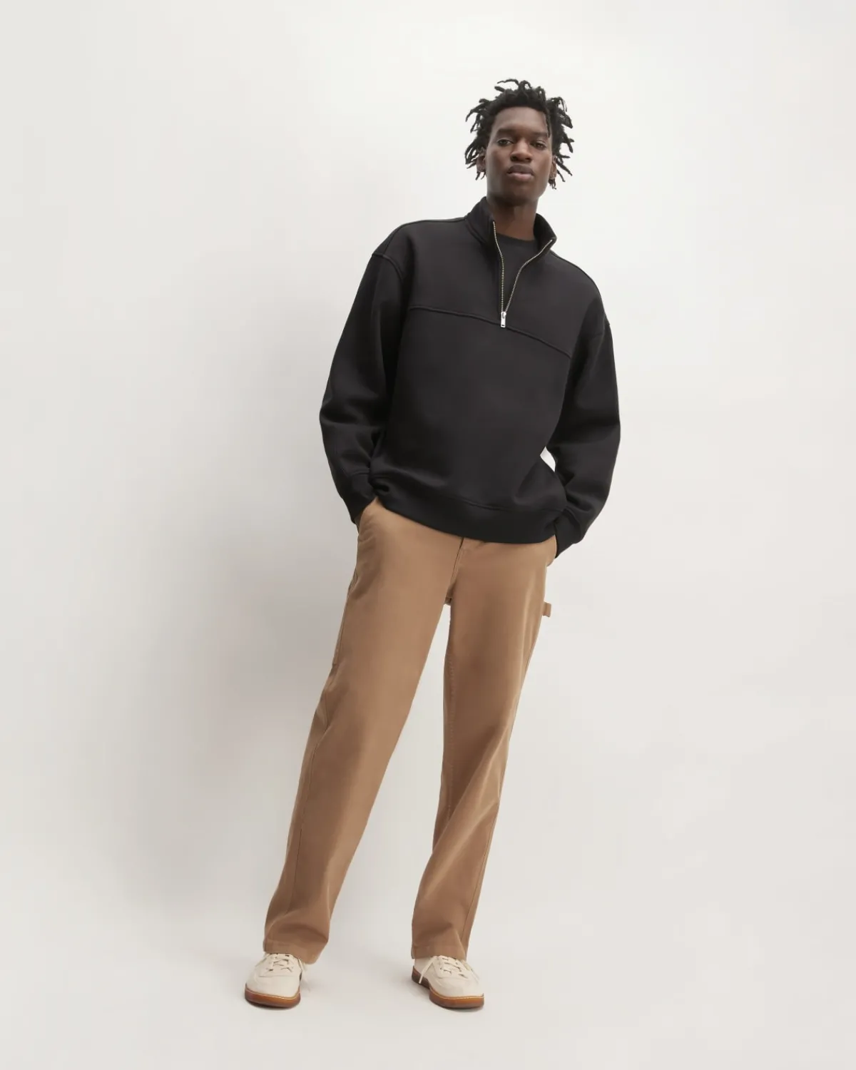 Everlane Shirts|Long Sleeve Shirts*The ReTrack Fleece Half-Zip