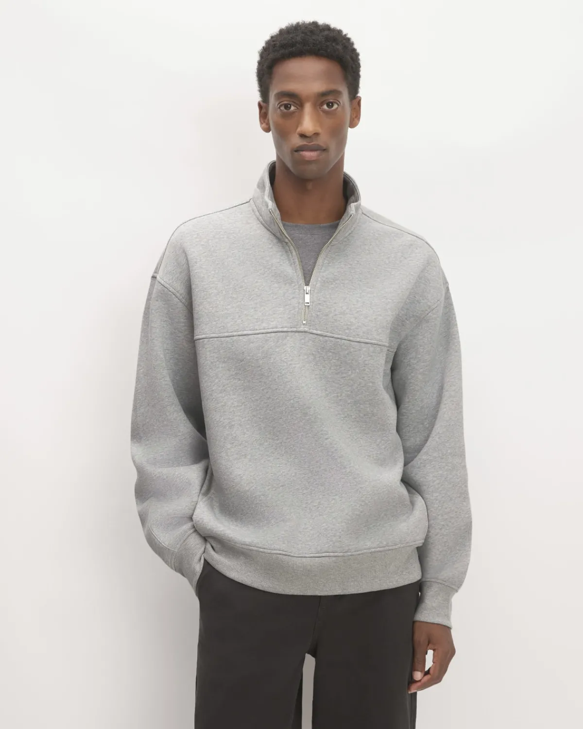 Everlane Shirts|Long Sleeve Shirts*The ReTrack Fleece Half-Zip