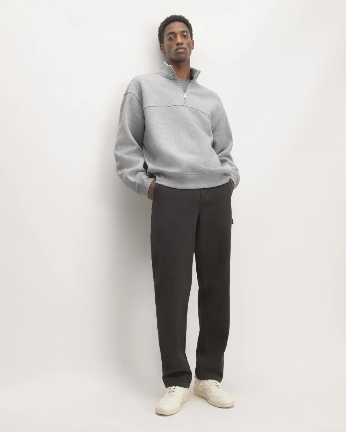 Everlane Shirts|Long Sleeve Shirts*The ReTrack Fleece Half-Zip