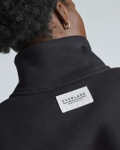 Everlane Loungewear*The ReTrack Half-Zip Sweatshirt Black