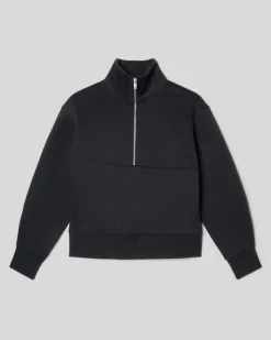 Everlane Loungewear*The ReTrack Half-Zip Sweatshirt Black
