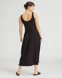 Everlane Dresses*The Rib Soft Knit Scoop-Neck Dress