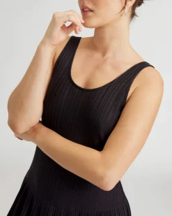 Everlane Dresses*The Rib Soft Knit Scoop-Neck Dress