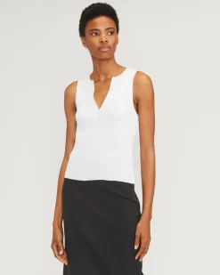 Everlane Sweaters*The Ribbed Cutaway Tank White