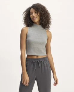Everlane Tees|Tank Tops*The Ribbed Mockneck Tank