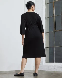 Everlane Dresses*The Ribbed Wrap Midi Dress