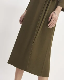 Everlane Dresses*The Ribbed Wrap Midi Dress
