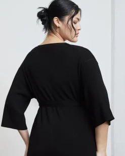Everlane Dresses*The Ribbed Wrap Midi Dress