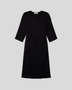 Everlane Dresses*The Ribbed Wrap Midi Dress
