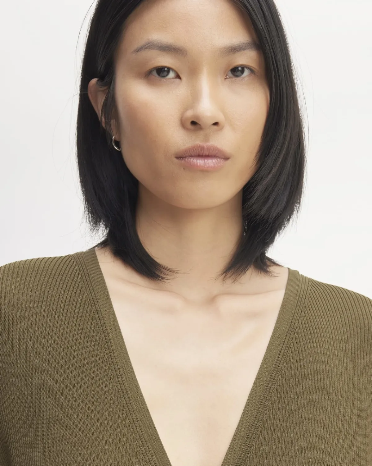 Everlane Dresses*The Ribbed Wrap Midi Dress