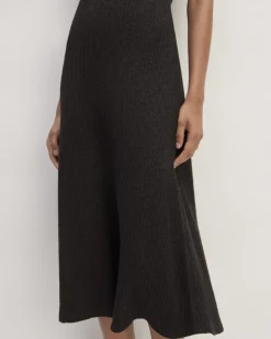 Everlane Dresses*The Rib-Knit Cap-Sleeve Midi Dress
