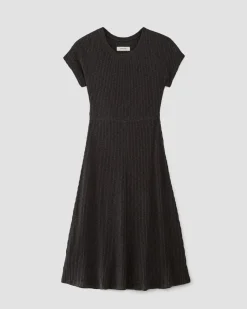 Everlane Dresses*The Rib-Knit Cap-Sleeve Midi Dress