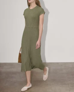 Everlane Dresses*The Rib-Knit Cap-Sleeve Midi Dress