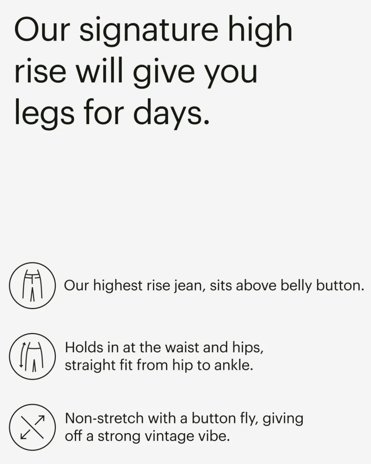 Everlane Jeans|Straight Jeans*The Rigid Way-High® Jean