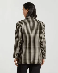 Everlane Jackets & Coats|Blazers*The ’80s Blazer Khaki / Black