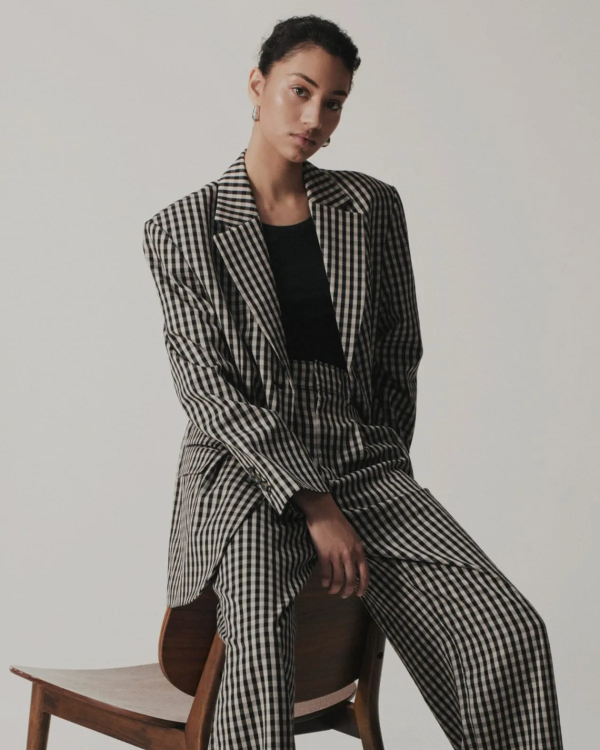 Everlane Jackets & Coats|Blazers*The ’80s Blazer Khaki / Black