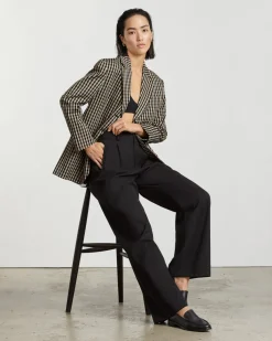 Everlane Jackets & Coats|Blazers*The ’80s Blazer Khaki / Black