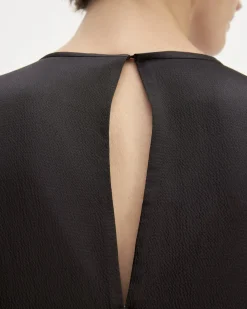 Everlane Dresses*The Satin Racerback Slip Dress Black