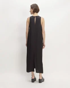 Everlane Dresses*The Satin Racerback Slip Dress Black