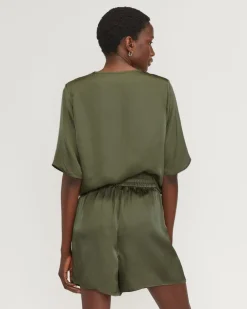 Everlane Tops*The Satin Relaxed Tee