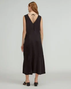 Everlane Dresses*The Satin V-Neck Maxi Dress