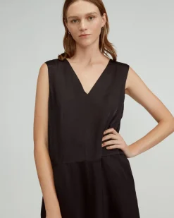 Everlane Dresses*The Satin V-Neck Maxi Dress
