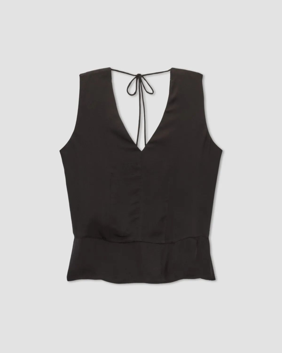 Everlane Tops*The Satin V-Neck Top
