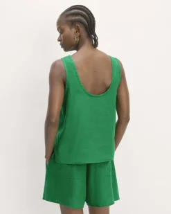 Everlane Tops*The Scoop Tank in Linen