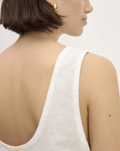 Everlane Tops*The Scoop Tank in Linen