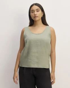 Everlane Tops*The Scoop Tank in Linen