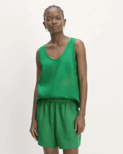 Everlane Tops*The Scoop Tank in Linen