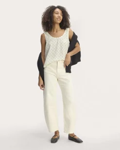Everlane Tops*The Scoop Tank in Washable Silk
