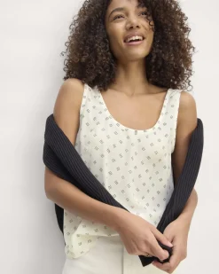 Everlane Tops*The Scoop Tank in Washable Silk