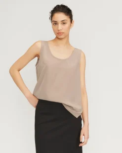 Everlane Tops*The Scoop Tank in Washable Silk