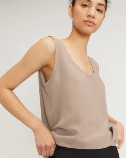 Everlane Tops*The Scoop Tank in Washable Silk