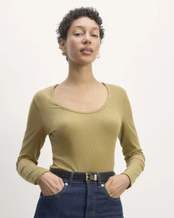Everlane Tees|Long Sleeve Tees*The Shimmy Long-Sleeve Tee